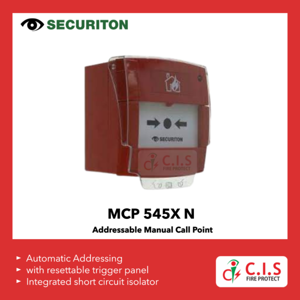 Securiton MCP 545X N Addressable Manual Call Point