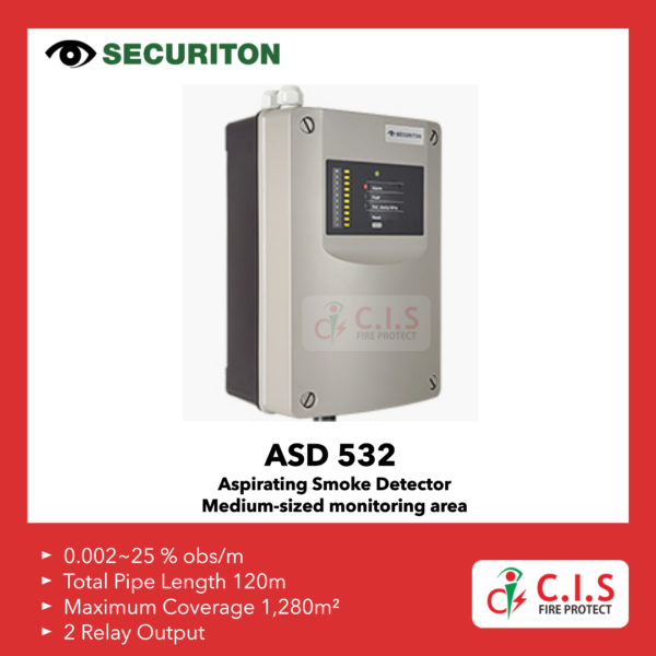 Securiton SecuriSmoke ASD 532 Aspirating Smoke Detector