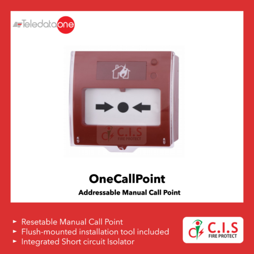 Teledata OneCallPoint Adressable Manual Call Point