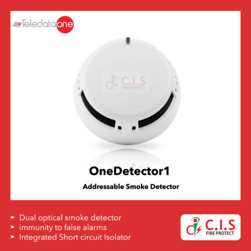 Teledata OneDetector1 Addressable Smoke Detector with short circuit isolator